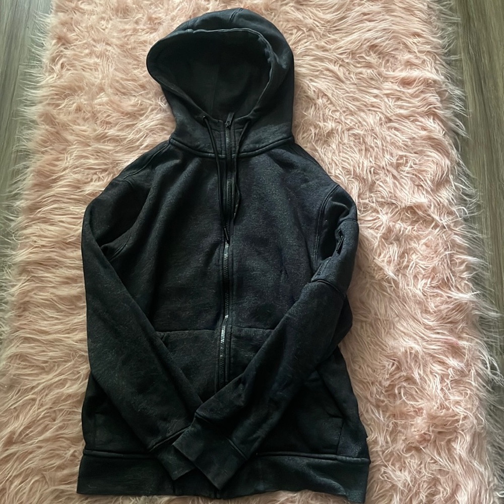 grey jacket